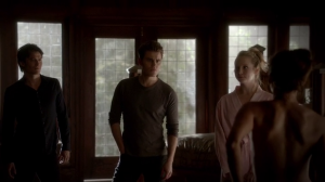 Résumé de l’épisode 16 saison 4   Bring It On Elena Damon Damon Stefan Caroline Elena