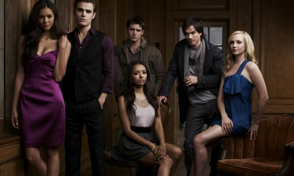 distribution vampire diaries acteurs